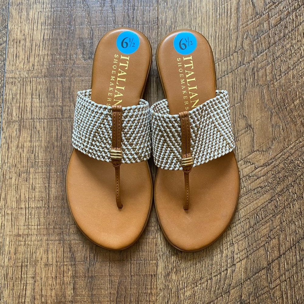 Women’s Italian Shoemakers Sandals, 6.5
